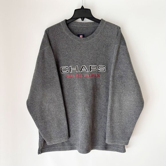 Chaps by Ralph Lauren Men's Grey Crewneck Sweater - Picture 1 of 5